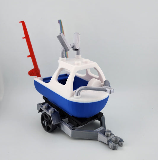 Mini fishing boat (duplo compatible)