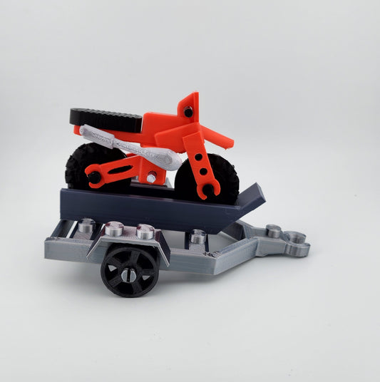 Mini dirtbike and trailer (duplo compatible)